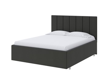 Односпальная кровать Modern Large 90х200, Велюр (Forest 520 Темно-серый) в Миассе
