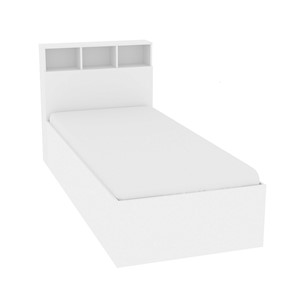 Кровать односпальная Морена 900x2000 Белый (без основания) в Миассе - предосмотр