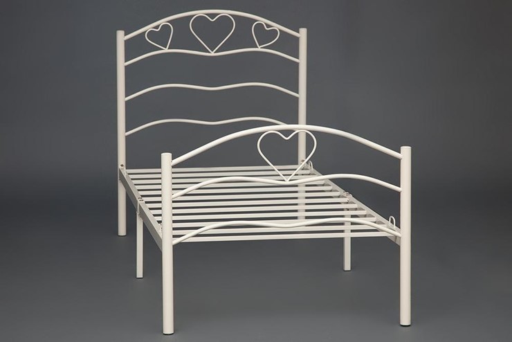 Кровать односпальная ROXIE 90*200 см (Single bed), белый (White) в Челябинске - изображение 1