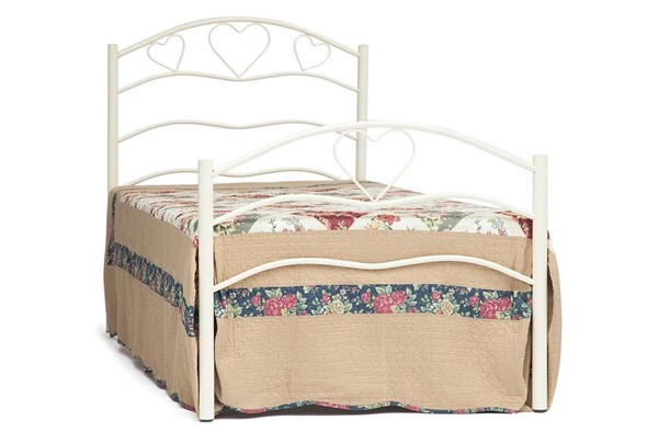 Кровать односпальная ROXIE 90*200 см (Single bed), белый (White) в Челябинске - изображение