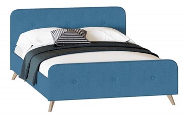 Односпальная кровать Сиерра 1200 (с основанием) Аура голубой в Магнитогорске