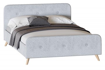 Спальная кровать Сиерра 900 (с основанием) Аура серый в Магнитогорске