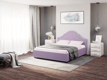 Кровать Vintage 90х200, Велюр (Forest 741 Светло-фиолетовый) в Миассе