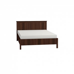 Кровать полутороспальная Sherlock 43 + 3.1 Основание с гибкими ламелями дерево 1400, Орех шоколадный в Миассе
