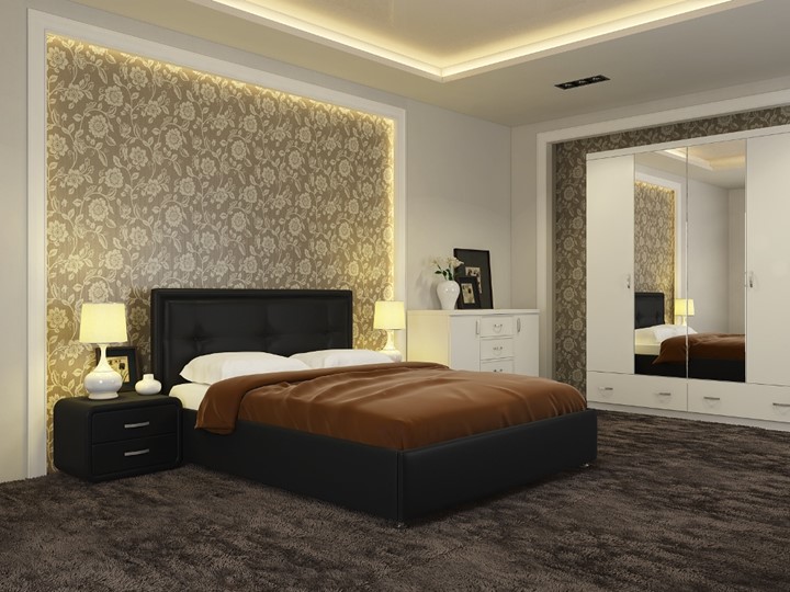 Кровать 1.5-спальная Adele размер 140*200 с основанием в Челябинске - изображение 3