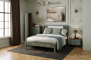 Спальная кровать Бетти из массива сосны (Оливковый) 140х200 в Челябинске - предосмотр 2