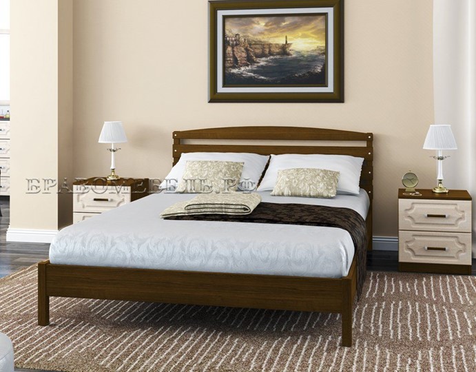 Полуторная кровать Камелия-1 (Белый Античный) 140х200 в Златоусте - изображение 3