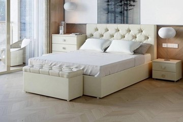 Спальная кровать Кристалл 2 1400х1900 с подъёмным механизмом в Челябинске - предосмотр