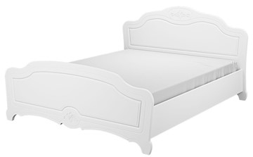 Кровать полуторная Лотос (Белый) 140х200 в Копейске
