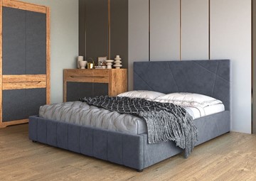 Кровать в спальню Нельсон Абстракция 120х200 (вариант 2) с подъёмным механизмом в Магнитогорске - предосмотр 1