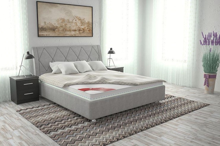Полутороспальная кровать Верона 120х200 (с основанием) в Миассе - изображение 3