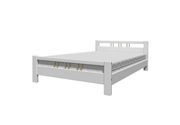Полутороспальная кровать Вероника-3 (Белый Античный) 140х200 в Миассе