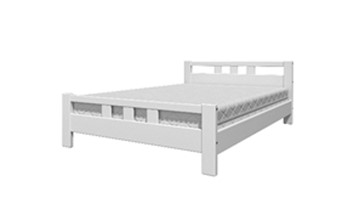 Односпальная кровать Вероника-2 (Белый Античный) 120х200 в Миассе