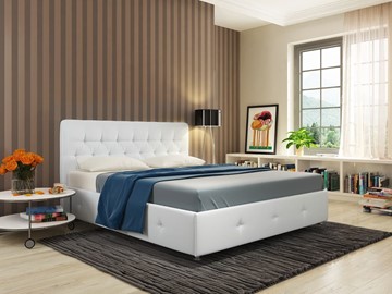 Кровать с подъемным механизмом Афина размер 160х200, Ideal 301.кож.зам в Челябинске