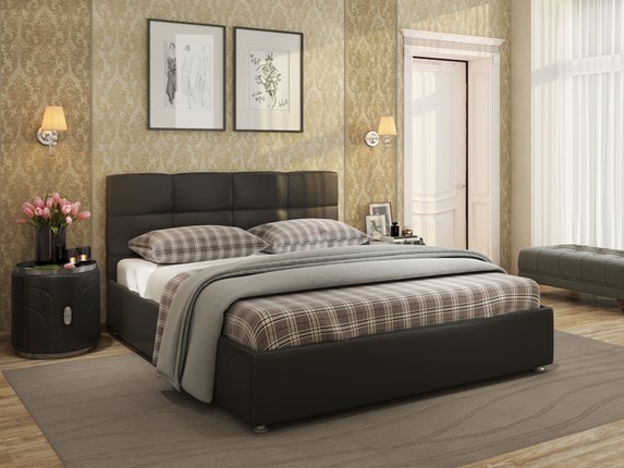 Спальная кровать Jaklin размер 140*200 с основанием в Челябинске - изображение