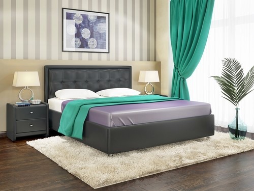Двуспальная кровать Amelia размер 160*200 с основанием в Челябинске - изображение
