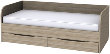 Кровать-софа КС09 с основанием, цвет Дуб Сонома в Копейске