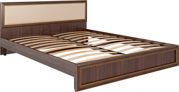 Кровать Беатрис М10 с мягким изголовьем (Орех Гепланкт) в Златоусте