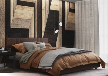 Двуспальная кровать Сарма Вена 160х200 (с основанием) в Миассе