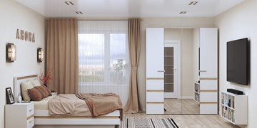Модульная спальня Анона №2, Белый в Челябинске