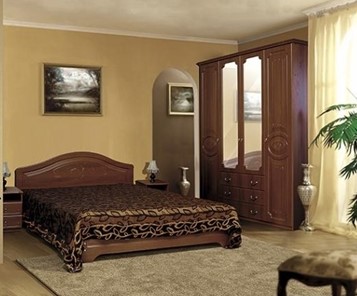 Гарнитур в спальню Ивушка-5, цвет Итальянский орех в Магнитогорске