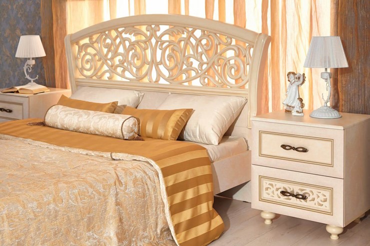 Спальня Александрия, кровать, 2 тумбочки, Ленто в Челябинске - изображение 10