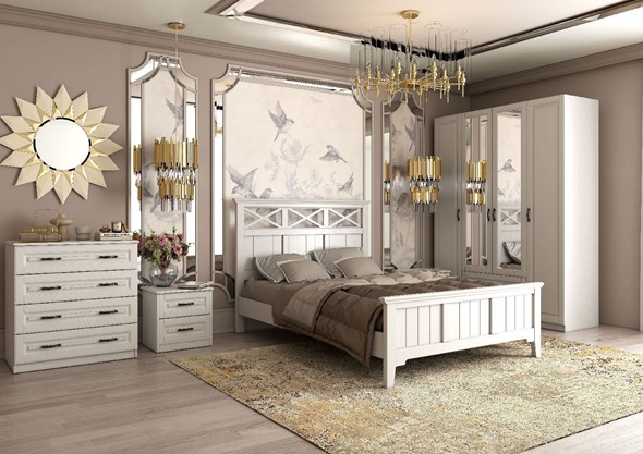 Модульная спальня Кантри (Белый) в Копейске - изображение
