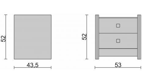 Тумбочка с двумя ящиками в Миассе - изображение 1
