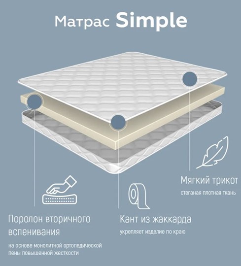 Матрас Simple 10 в Челябинске - изображение 1
