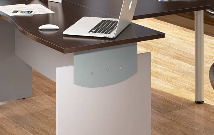 Комплект офисной мебели OFFIX-NEW для двух сотрудников и руководителя в Миассе - изображение 2