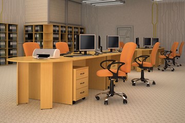 Офисный комплект мебели Классик рабочее место для опенспэйса (фрифло) в Миассе