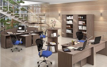 Мебель для персонала IMAGO книжные шкафы, 4 рабочих места в Копейске - предосмотр