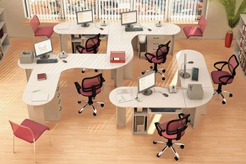 Мебель для персонала Классик для 5 сотрудников в Миассе