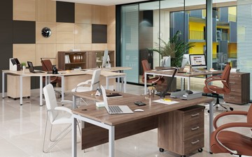 Мебель для персонала Xten S 1 - один стол с приставным брифингом в Магнитогорске - предосмотр