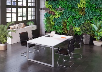 Набор мебели в офис Metal System Style (Серый/Белый) в Магнитогорске
