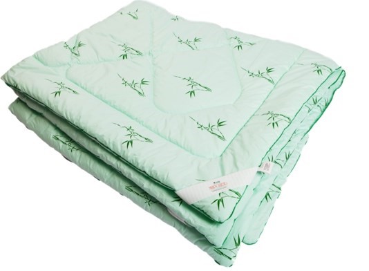 Стеганое одеяло Бамбук, всесезонное п/э вакуум в Миассе - изображение
