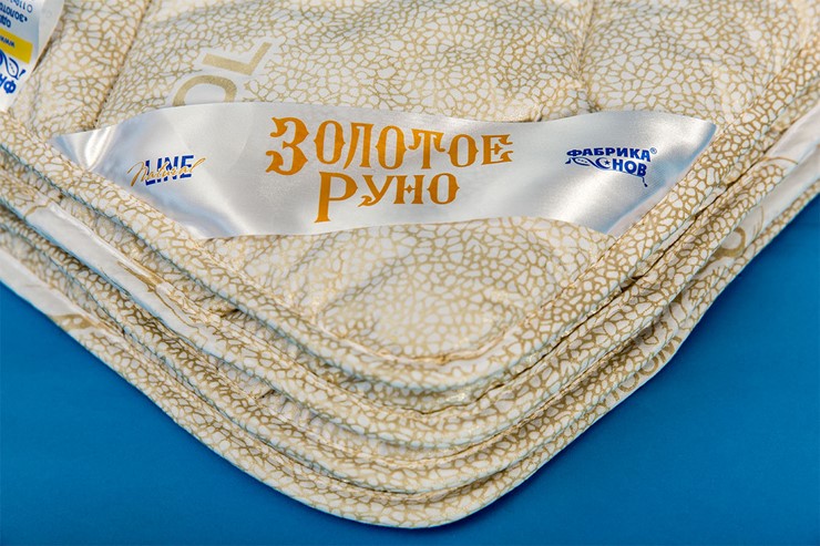 Одеяло всесезонное полутороспальное Золотое Руно в Миассе - изображение 1