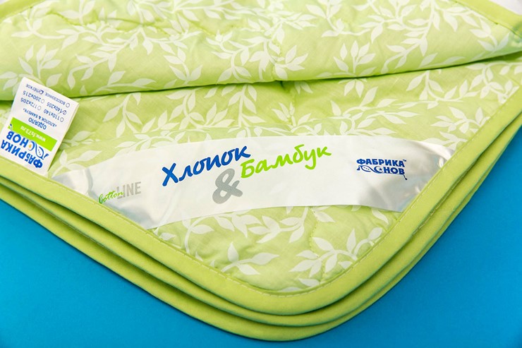 Одеяло лёгкое полутороспальное Хлопок & Бамбук в Миассе - изображение 1
