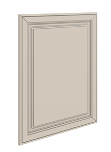 Дверь (Декор) Атланта L551 эмаль (сливки патина платина) в Миассе
