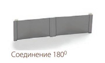 Соединение 180 гр. для цоколя, цвет белый в Челябинске
