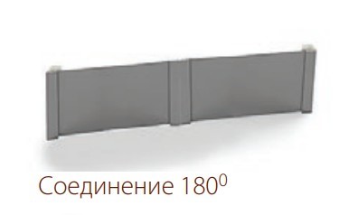 Соединение 180 гр. для цоколя, цвет белый в Челябинске - изображение