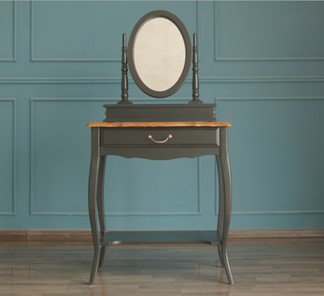 Туалетный столик Leontina с зеркалом (ST9321BLK) Черный в Златоусте