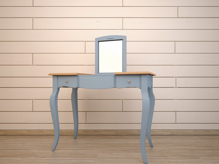 Косметический стол Leontina (ST9309B) Голубой в Миассе - изображение 2