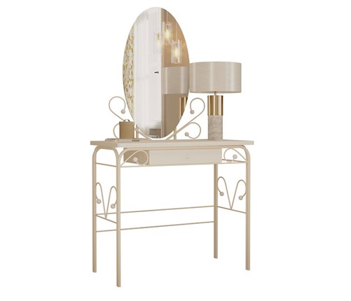 Дамский столик кремово-белый (RAL 9001) в Копейске - изображение