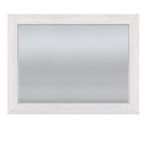 Настенное зеркало ПАРМА НЕО,  ясень анкор светлый /  экокожа polo белая в Магнитогорске
