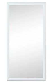 Зеркало навесное в гардероб Ника (белый) 119,5 см x 60 см в Челябинске