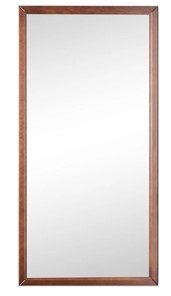 Зеркало навесное Ника (Средне-коричневый) 119,5 см x 60 см в Миассе