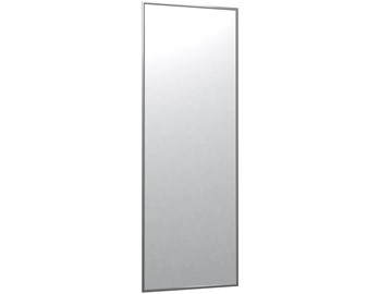Настенное зеркало в спальню Сельетта-5 глянец серебро (1500х500х9) в Челябинске - предосмотр