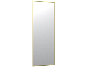 Зеркало навесное в гардероб Сельетта-5 глянец золото (1500х500х9) в Миассе