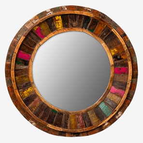 Настенное зеркало Маниша круглое в Миассе